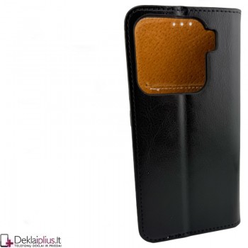Telone grynos odos dėklas - juodas (Xiaomi 15) Telone grynos odos dėklas - juodas (Xiaomi 15)